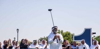 2017 DP World Tour Championship Ceremonial Tee Shot at Jumeirah Golf Estates