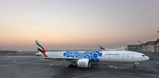 Emirates Unveils aircraft with new Expo 2020 Dubai Logo