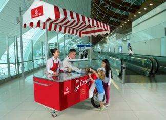 Emirates Offers Complimentary Ice Cream Service