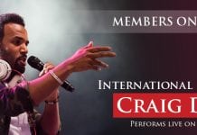 Craig David on Board for Formula One Abu Dhabi Grand Prix 2018