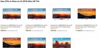Best Black Friday Deals: Save 25% or More on LG Ultra HD TVs 2018