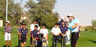 Adrian Otaegui Hosts Clinic for UAE National Golf Programs