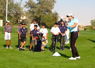 Adrian Otaegui Hosts Clinic for UAE National Golf Programs
