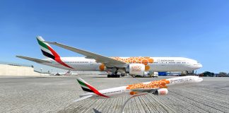 Expo 2020 Dubai themed livery aircraft model collection takes off