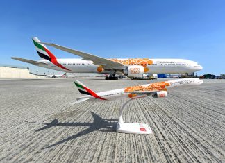Expo 2020 Dubai themed livery aircraft model collection takes off