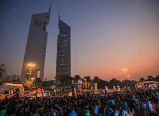 Sheikh Zayed Road Turns into a Running Track for Dubai Fitness Challenge