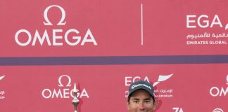 Lucas Herbert wins the 2020 OMEGA Dubai Desert Classic