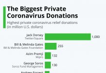 The Biggest Private Coronavirus Donations