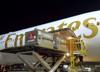 Emirates SkyCargo Transports 1st Batch of Pfizer-BioNTech COVID-19 Vaccines