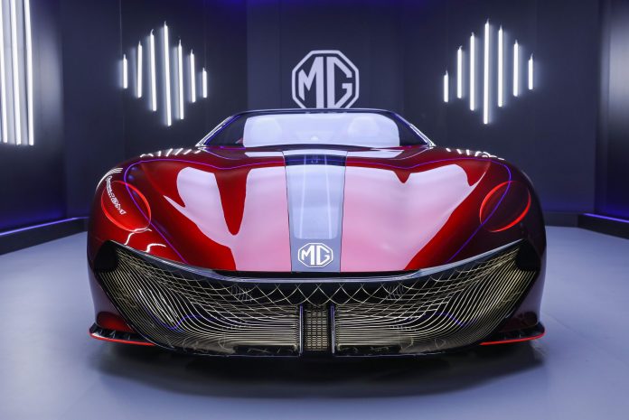 MG Cyberster's exterior