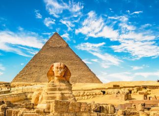 Trending Destinations for Eid Al Fitr, Summer 2021 The Sphinx and Pyramid at Cairo, Egypt revealed by Skyscanner