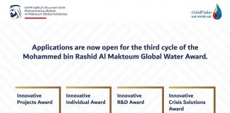 Mohammed bin Rashid Al Maktoum Global Water Award Deadline Extended Suqia UAE extended the application deadline for the 3rd Global Water Award