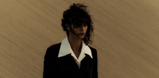 Saint Laurent Opens New Boutique at The Galleria Al Maryah Island A women wearing Saint Laurent's summer collection