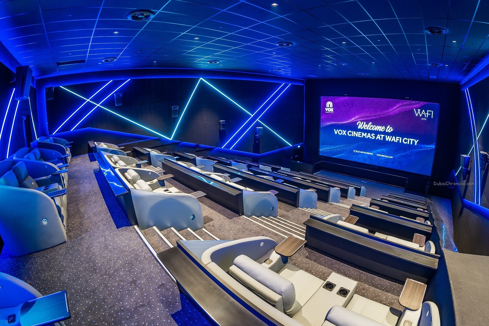 Inside view of Vox cinema at Majid Al Futtaim