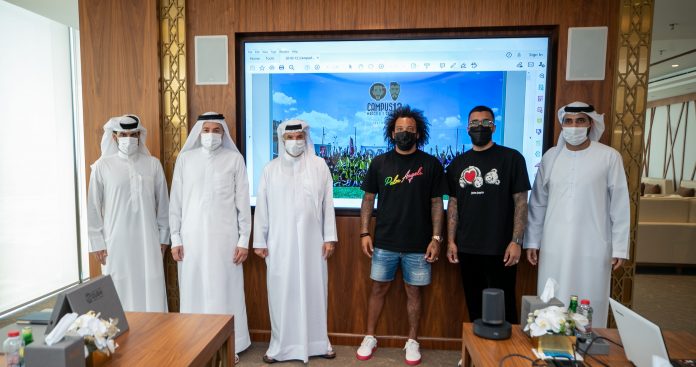 Real Madrid Ace Marcelo Visits Dubai Sports Council