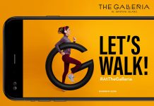 The Galleria Al Maryah Island Introduces “Let’s Walk!” Fitness Programme The Galleria Al Maryah Island is excited to announce the launch of Let’s Walk!, a complimentary fitness programme for the community launching on 8 June.