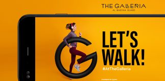 The Galleria Al Maryah Island Introduces “Let’s Walk!” Fitness Programme The Galleria Al Maryah Island is excited to announce the launch of Let’s Walk!, a complimentary fitness programme for the community launching on 8 June.