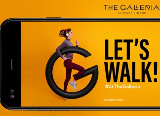 The Galleria Al Maryah Island Introduces “Let’s Walk!” Fitness Programme The Galleria Al Maryah Island is excited to announce the launch of Let’s Walk!, a complimentary fitness programme for the community launching on 8 June.