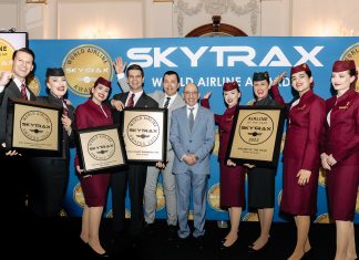 Skytrax’ “Airline Of The Year” Award Goes for 7h Time to The Same Airline Qatar Airways has been named “Airline of the Year” by the international air transport rating organisation, Skytrax.