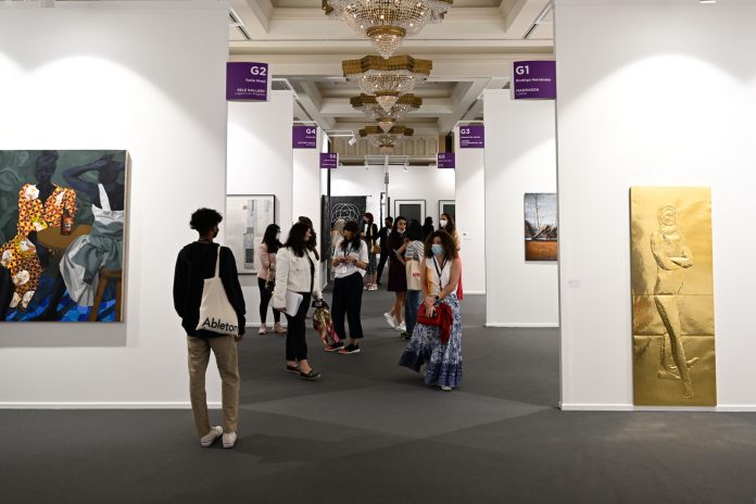 Art Dubai 2022, March 09, General Fair Imagery. (Photo by Cedric Ribeiro_Getty Images for Art Dubai) 01 Art Dubai announced the list of participating galleries at its 2023 edition, to take place at Madinat Jumeirah, Dubai from 3rd to 5th March 2023.
