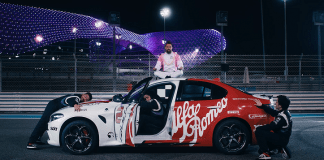 Watch Jason Momoa Burning Serious Rubber on Yas Marina Circuit Jason Momoa’s ridiculously awesome job as Yas Island Chief Island Officer has just landed him on top of a racing car, like a pro on Yas Marina Circuit.