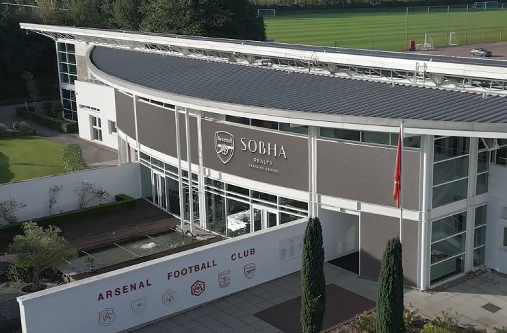 Arsenal and Sobha Realty have today announced a first ever training ground naming rights partnership, renaming training ground as Sobha Realty Training Centre.