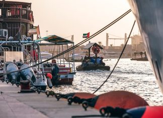 The Old Municipal Street in Deira Revamped Representation of Deira's old municipal street