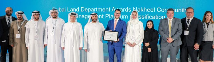 Nakheel Becomes the First Community Management Company Worldwide to Receive ‘Platinum’ Rating From RERA