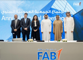 FAB Shareholders Approve Hefty Cash Dividend First Abu Dhabi Bank (FAB) concluded its Annual General Meeting (AGM) today at FAB’s headquarters in Abu Dhabi.
