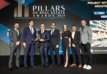 MERED Wins ‘Project of the Year with Best Architecture’ MERED - ICONIC Tower in Dubai Internet City has announced its win for the Project of the Year with Best Architecture at the Pillars of Real Estate Awards.