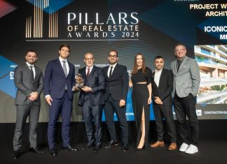 MERED Wins ‘Project of the Year with Best Architecture’ MERED - ICONIC Tower in Dubai Internet City has announced its win for the Project of the Year with Best Architecture at the Pillars of Real Estate Awards.