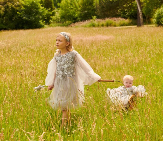 Harrods Welcomes First Emirati Childrenswear Brand Emirati designer Shatha Essa has launched her new children’s wear brand, Shatha Essa Kids Collection in Harrods, London.
