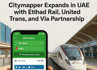 Citymapper Expands in UAE with Etihad Rail, United Trans, and Via Partnership