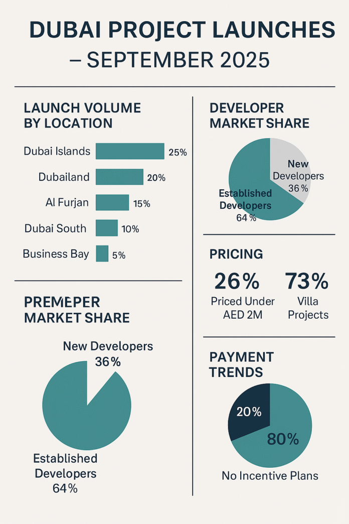Dubai Project Launches Surge in September 2025